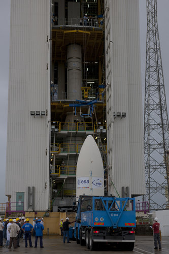 Vega's payload composite before integration