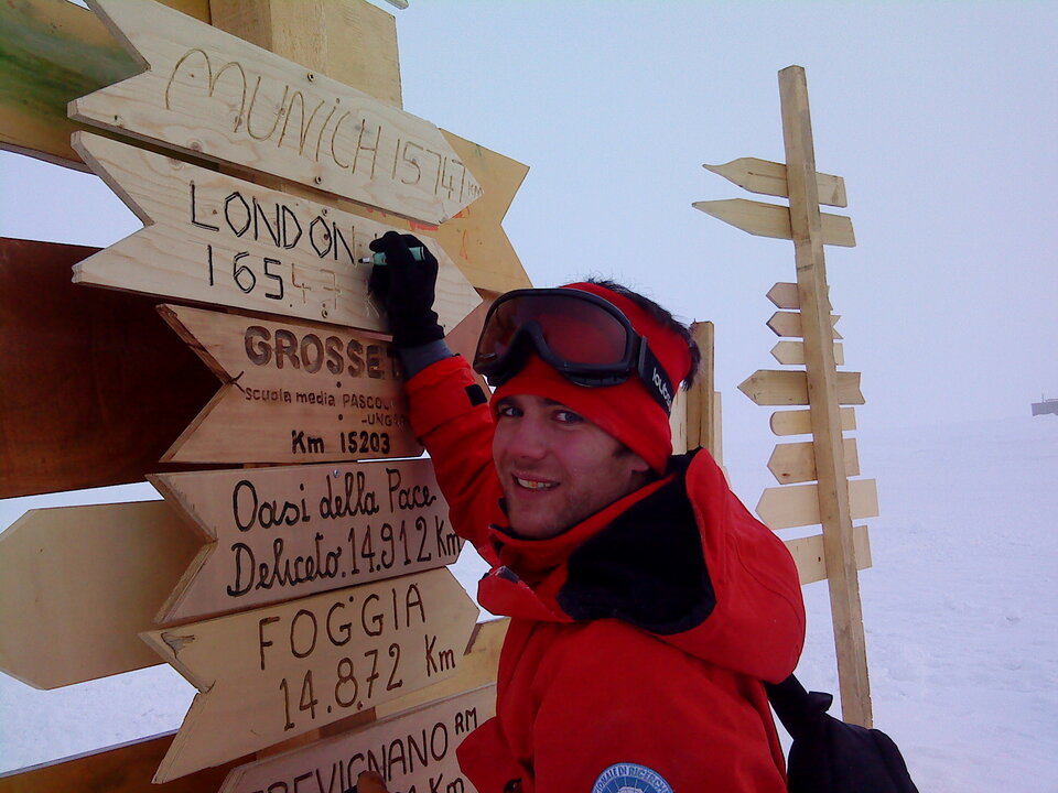 ESA's doctor Alex Salam at Concordia