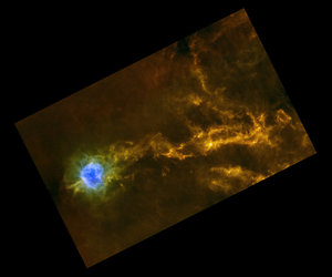 Dense filaments of gas in IC5146