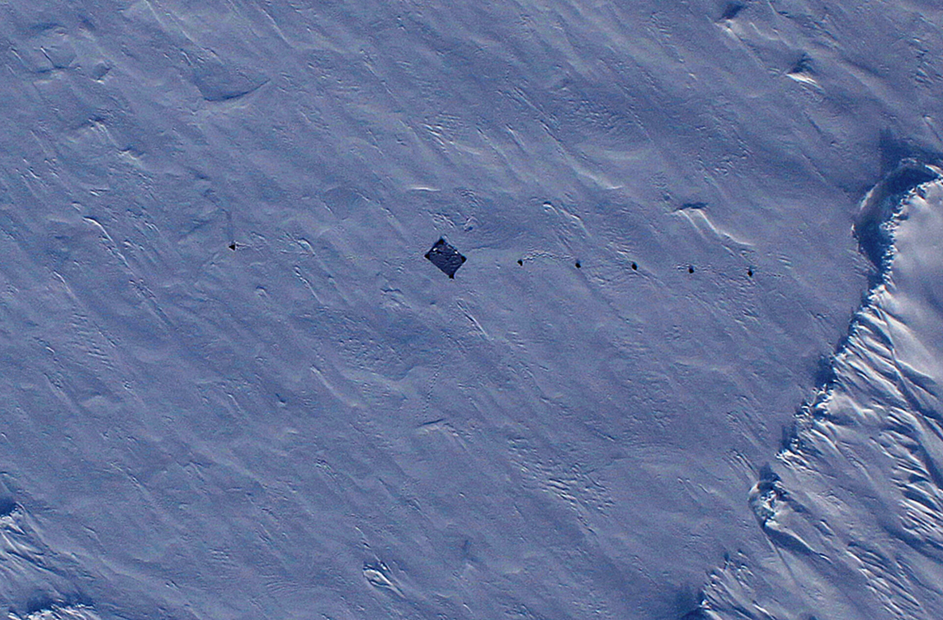 Vista aérea tomada por NASA