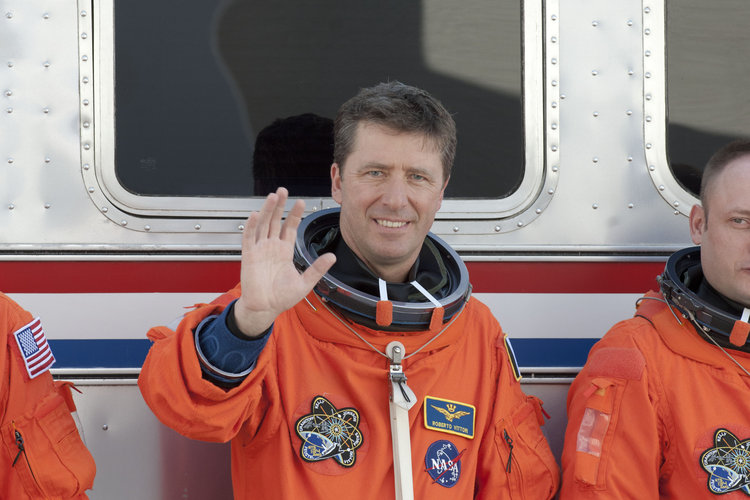 Roberto Vittori duringthe simulated launch countdown exercise