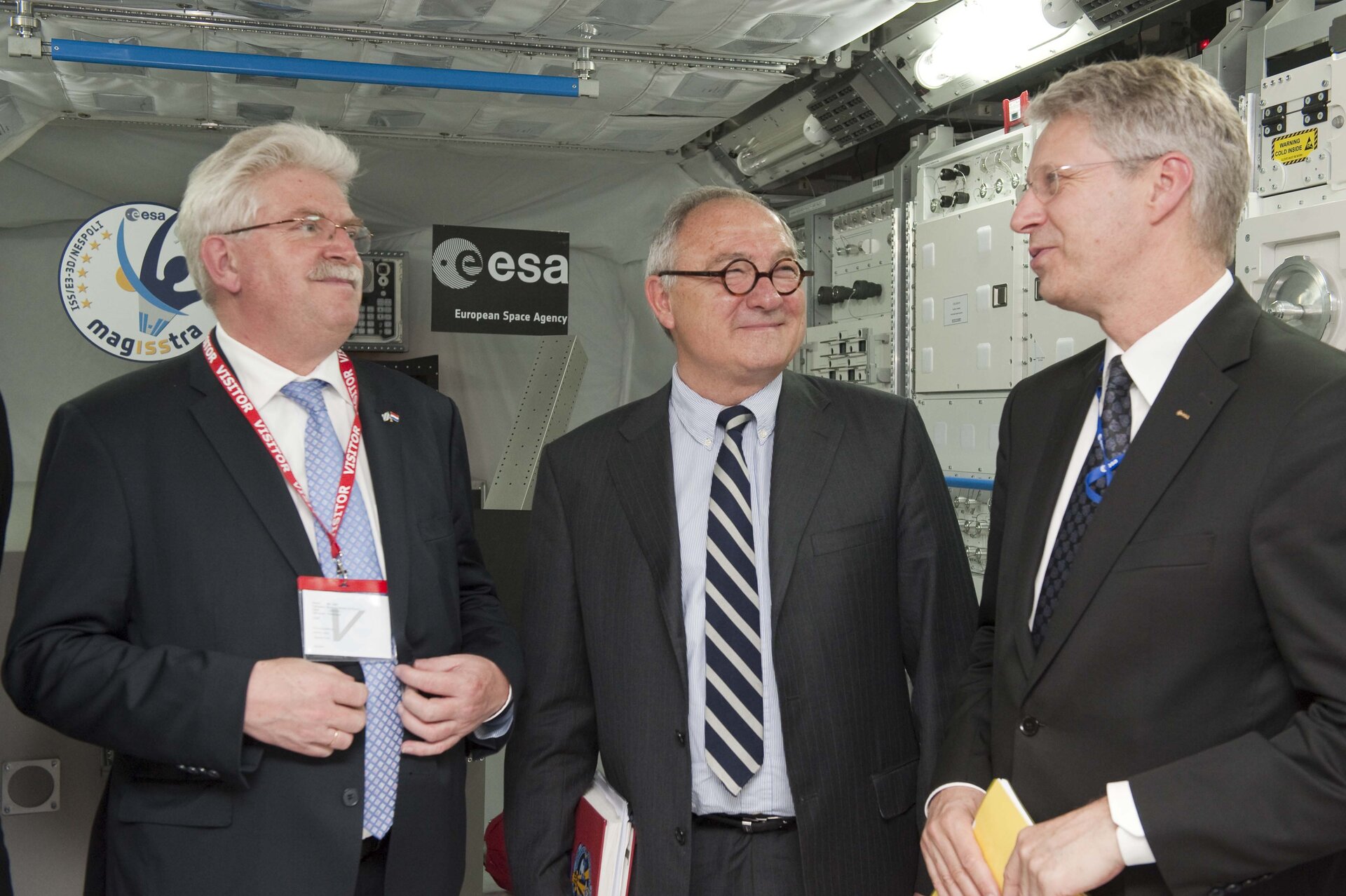 In ESTEC's Columbus mockup