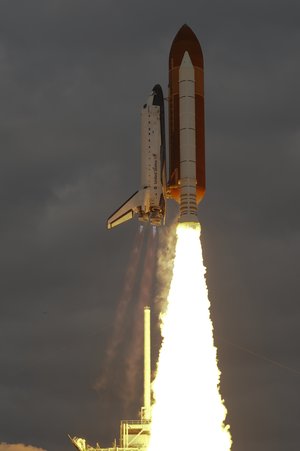 Launch of  Endeavour on 16 May