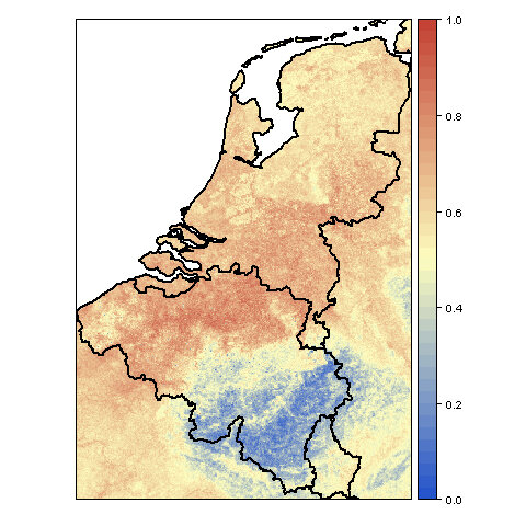 Muggen verspreiding in Nederland en Belgie
