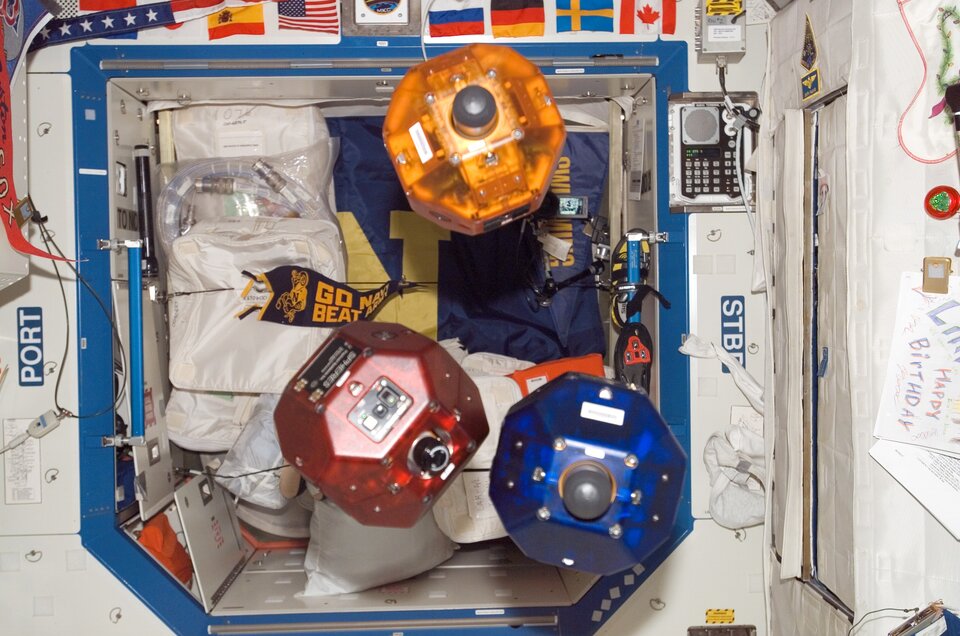 Spheres an Bord der Raumstation