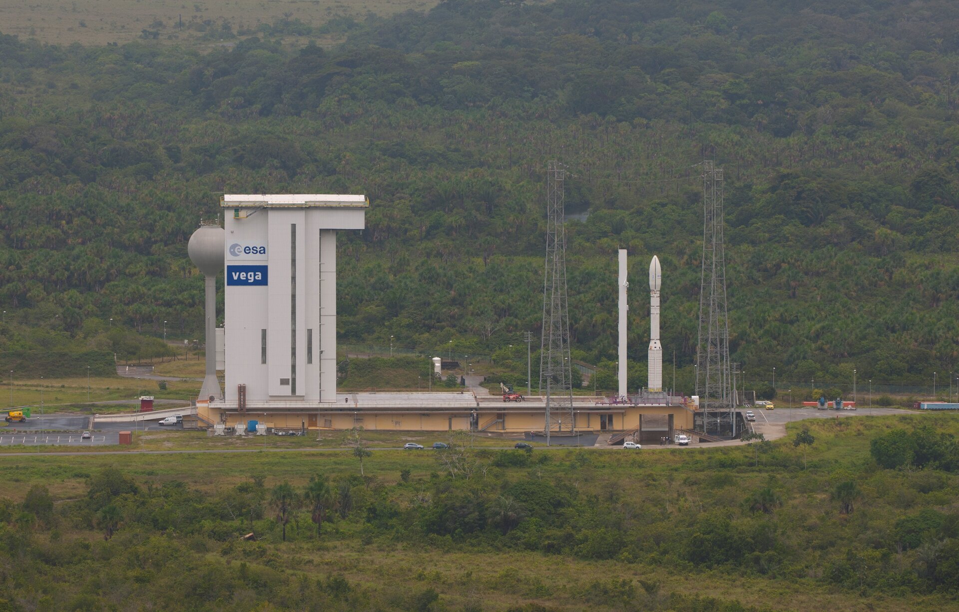 Vega zal gelanceerd worden in Kourou in Frans Guyana