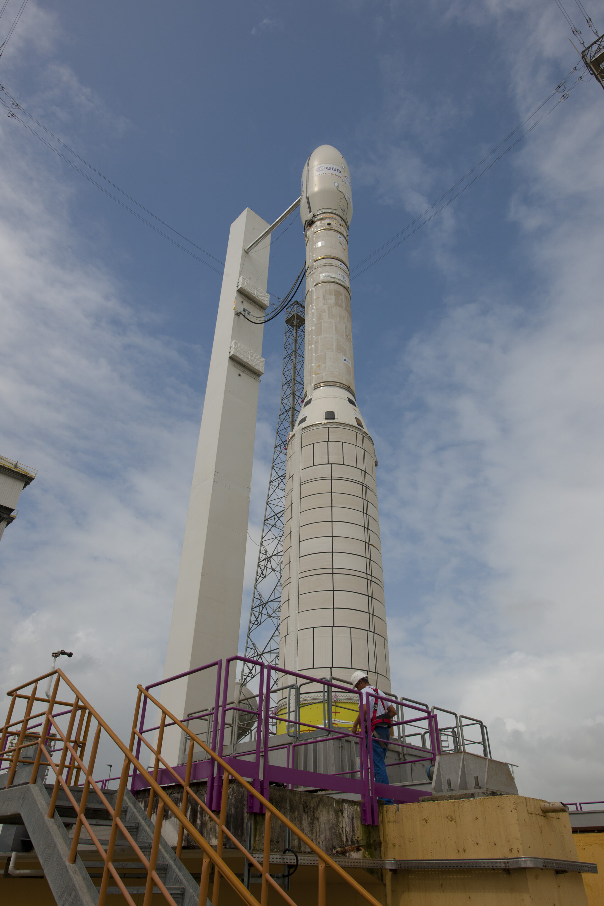 Vega on launch pad