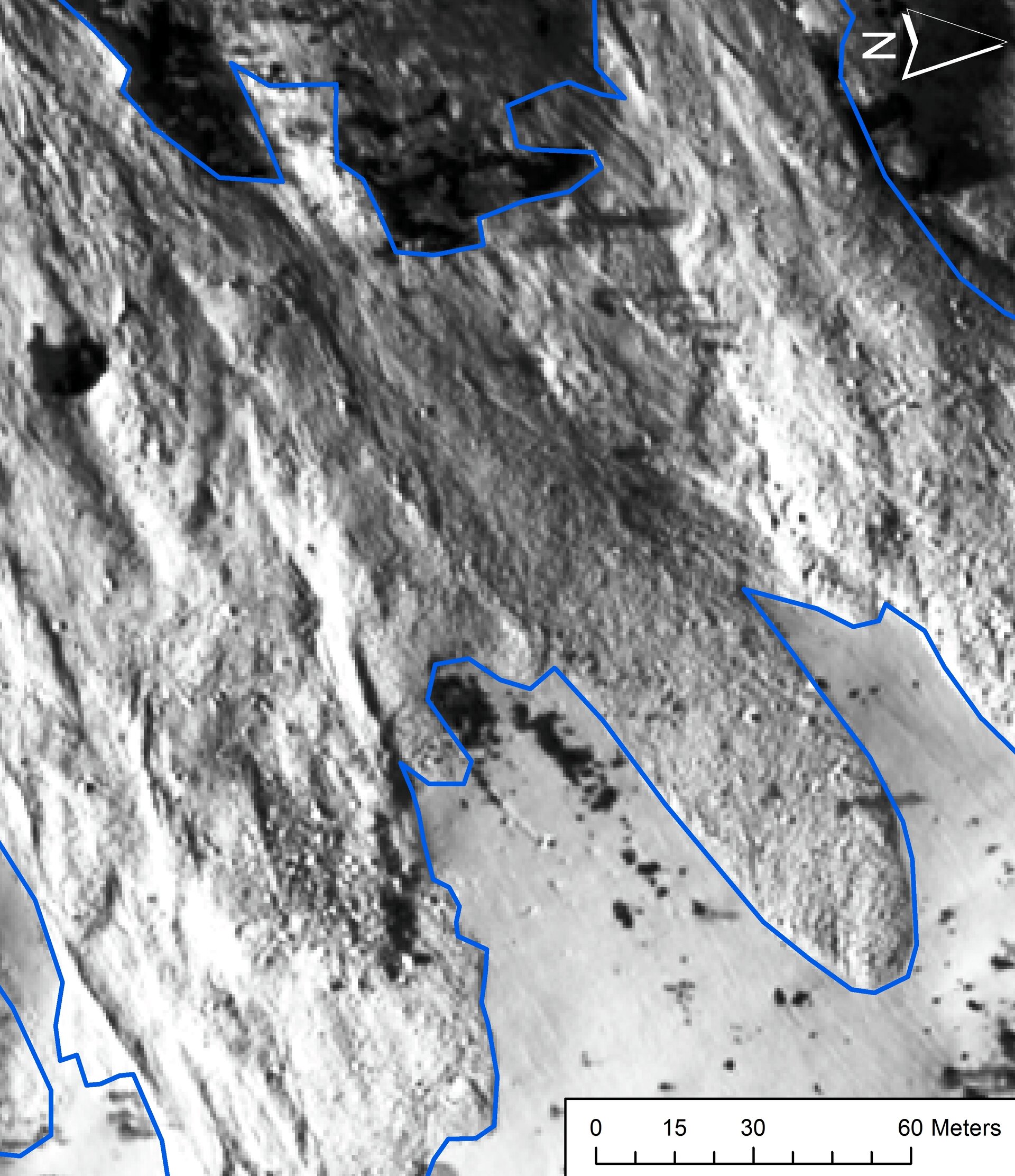 Avalanche mapped by hand