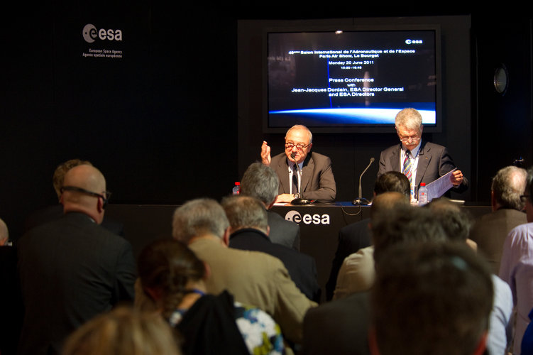 ESA press conference