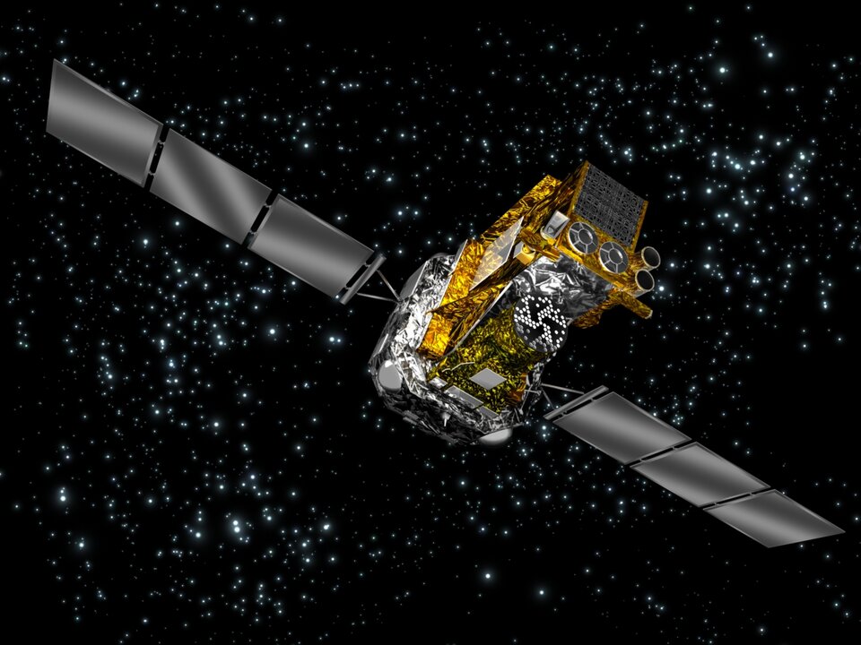 Artist's impression of the Integral satellite