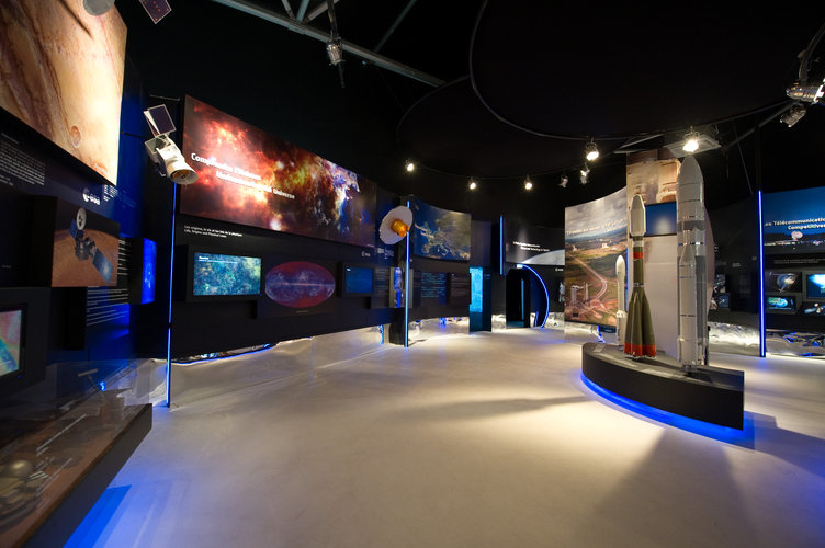 Interior view of the ESA Pavilion