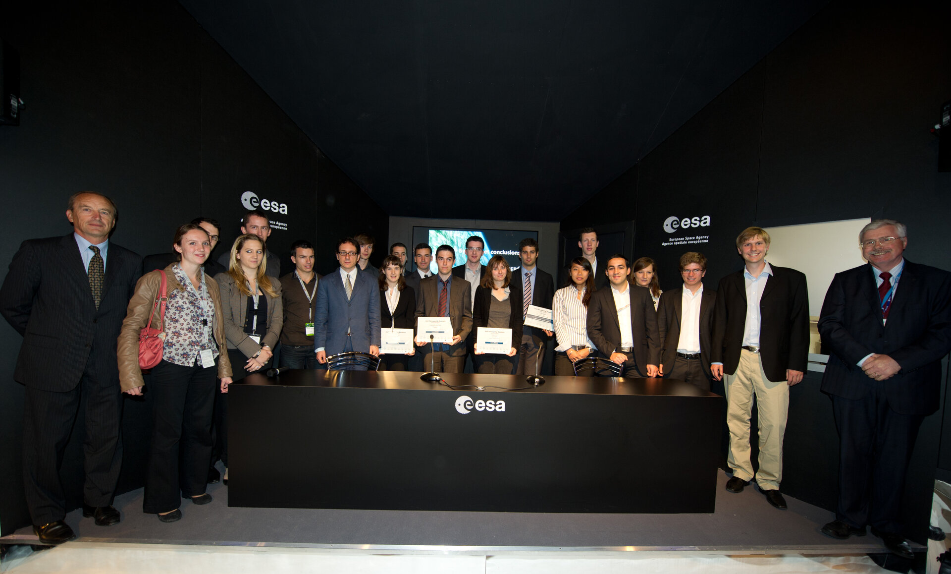 Prize-giving for IAF Student Aerospace Challenge