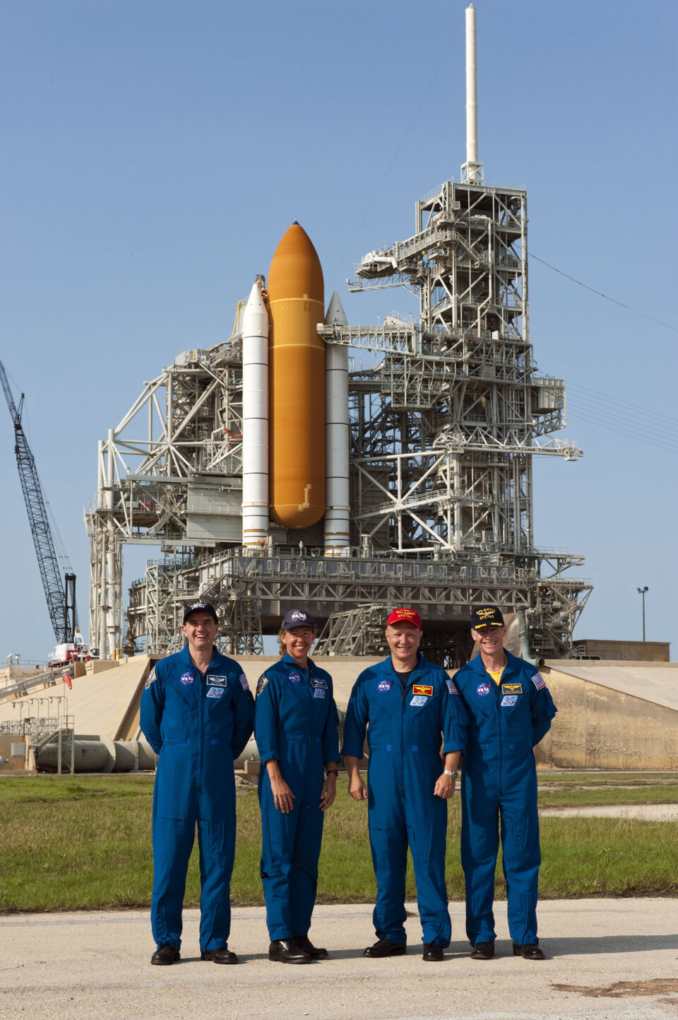 Die Crew von STS 135