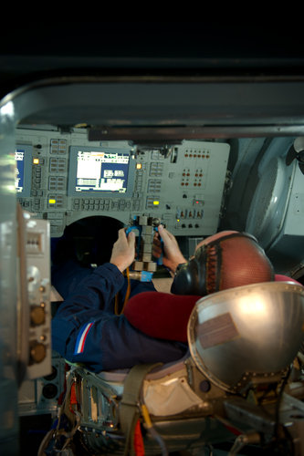 André Kuipers during a training session at the GCTC