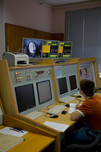 André Kuipers during a training session at the GCTC