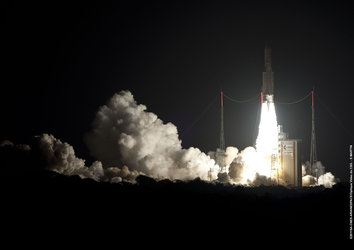 Ariane 5 flight VA204 liftoff