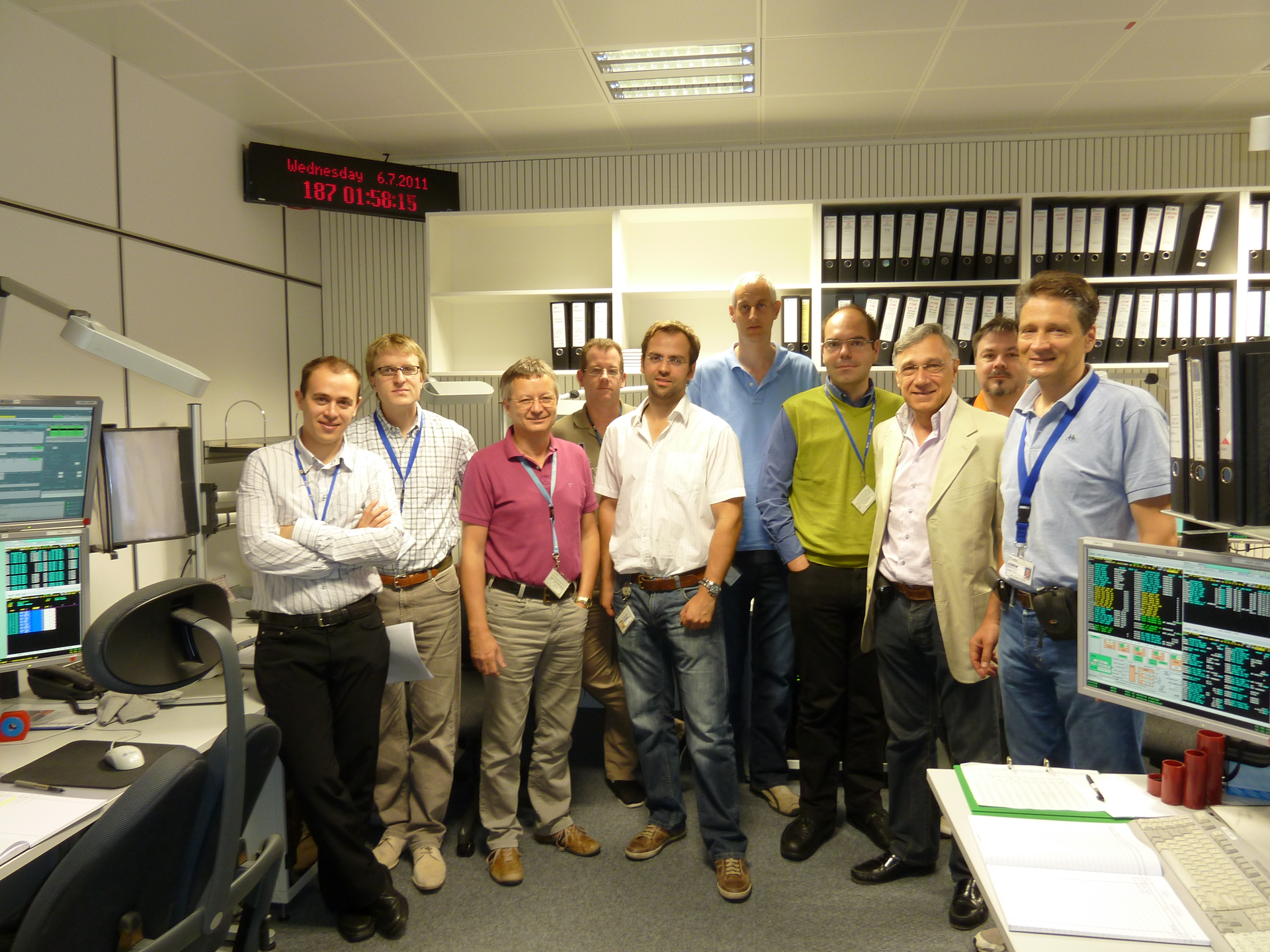 Part of the ESA team at ESOC for deorbiting