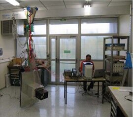 Shock test bench at CNES Pyrotechnics Lab