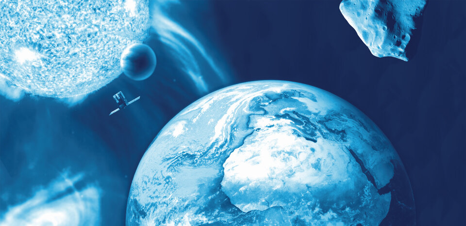Das SSA-Programm (Space Situational Awareness) der ESA soll einen Beitrag leisten, die Erde vor Gefahren zu schützen.