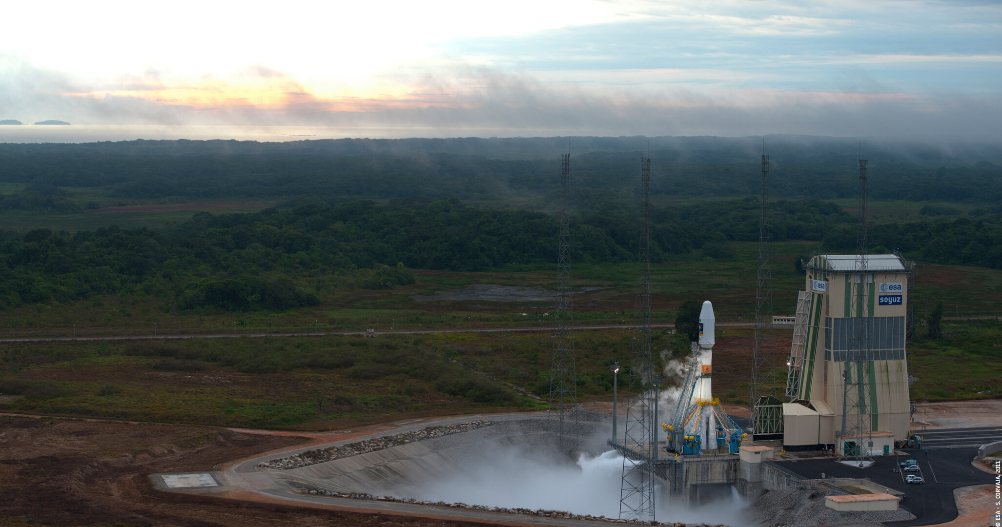 First Soyuz at Europe’s Spaceport