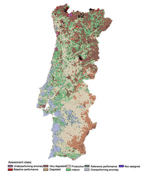 Land degradation in Portugal