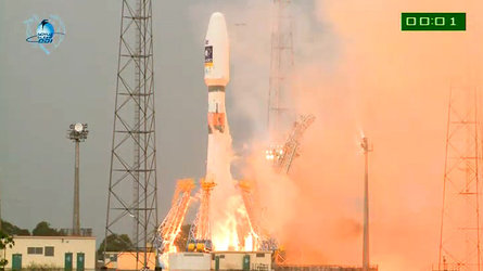 Liftoff of Soyuz flight VS01