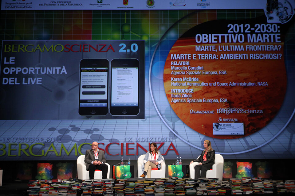 Marcello Coradini, Ilaria Zilioli e Karen McBride