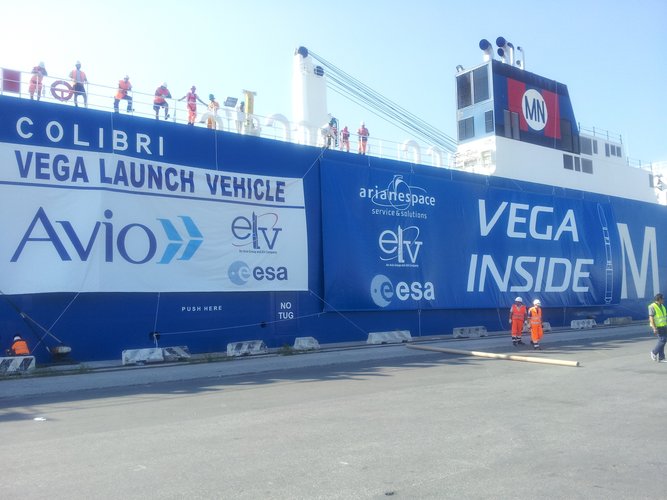 MN Colibri at Livorno Harbour