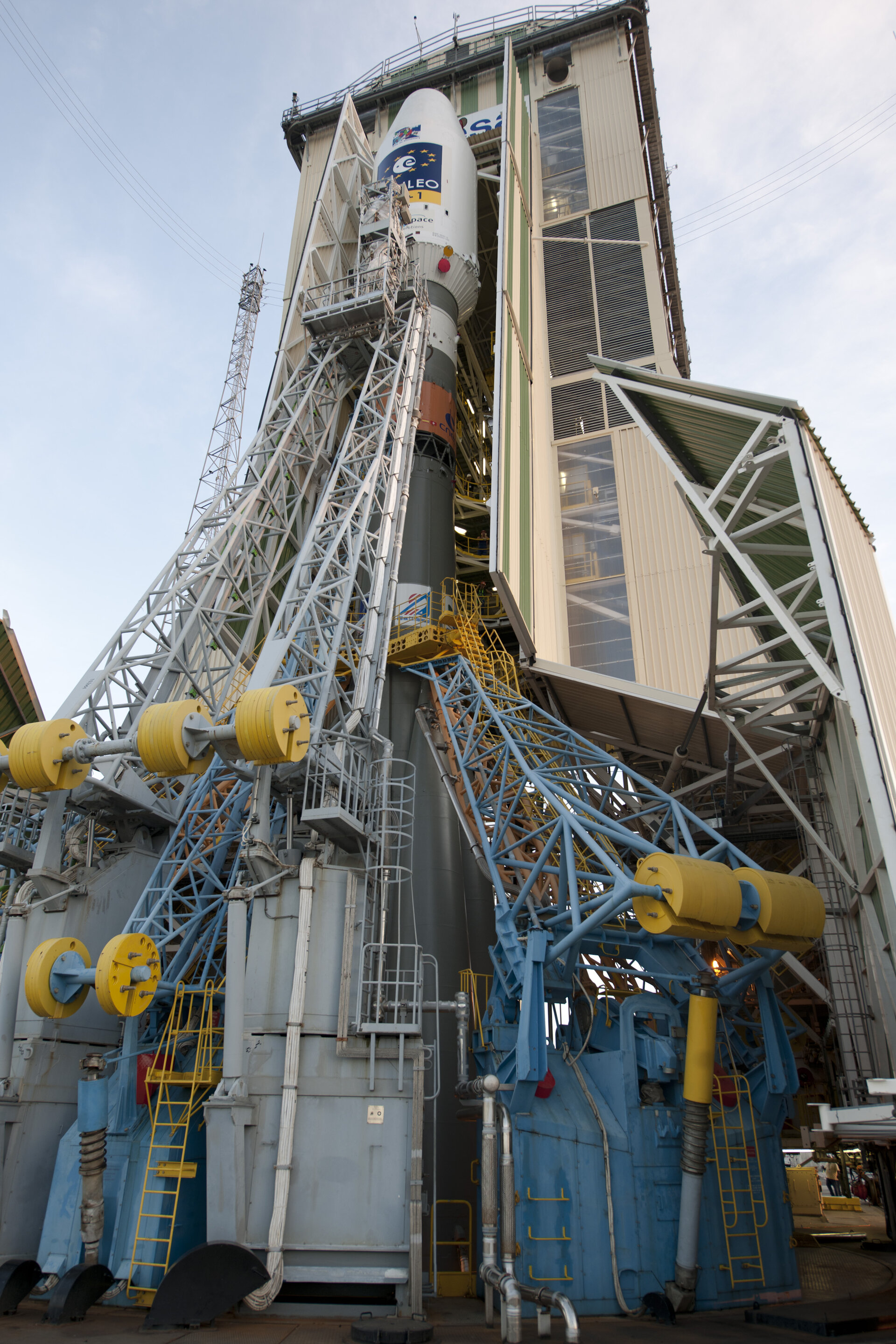 Soyuz VS01 on launch pad