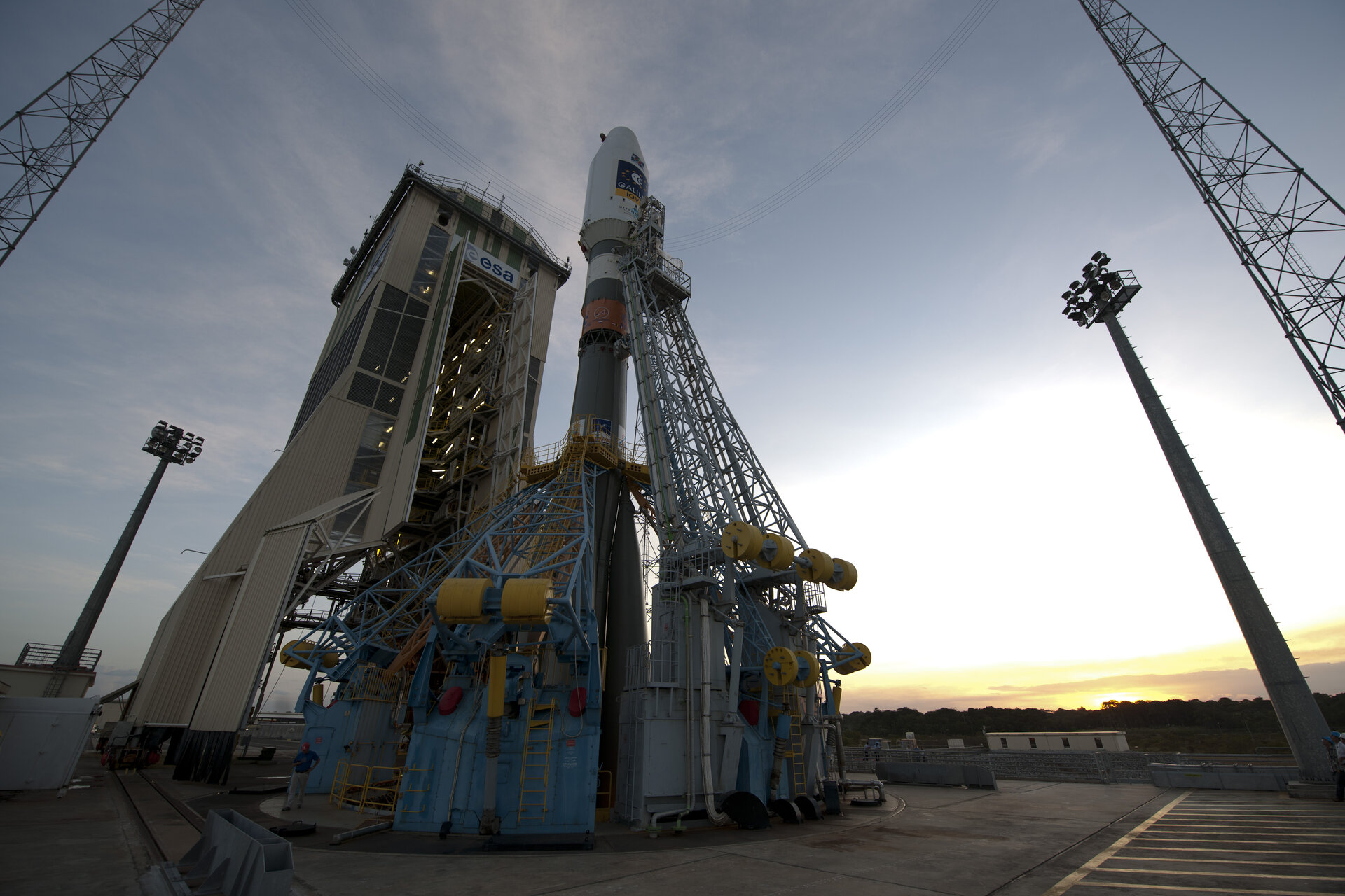 Soyuz VS01 on launch pad