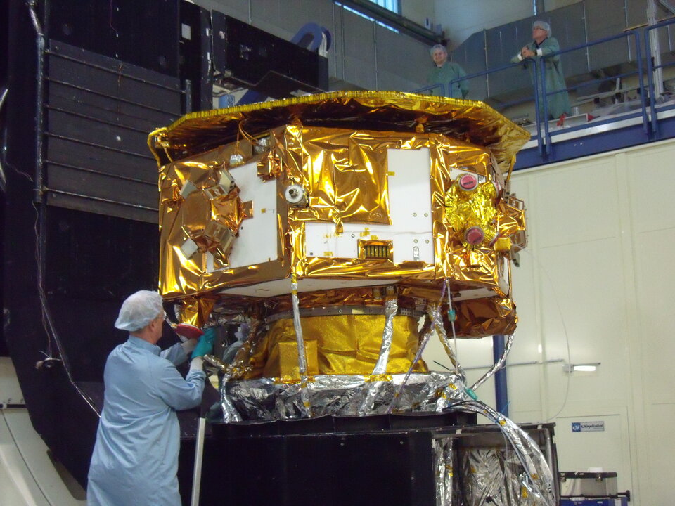 Final preparation work on LISA Pathfinder ahead of the space environment testing
