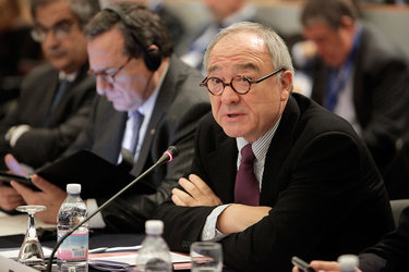 Jean-Jacques Dordain, ESA Director General, during the International rendezvous in Lucca on global space exploration