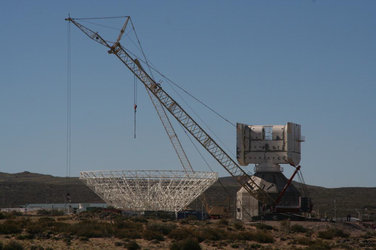 Under construction: Malargüe station.