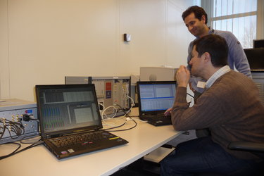 Galileo team at Redu receiving signals