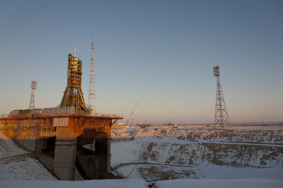 El lanzador Soyuz en Baikonur