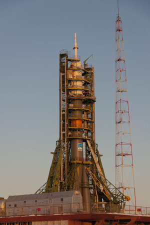 Soyuz launcher ready for flight