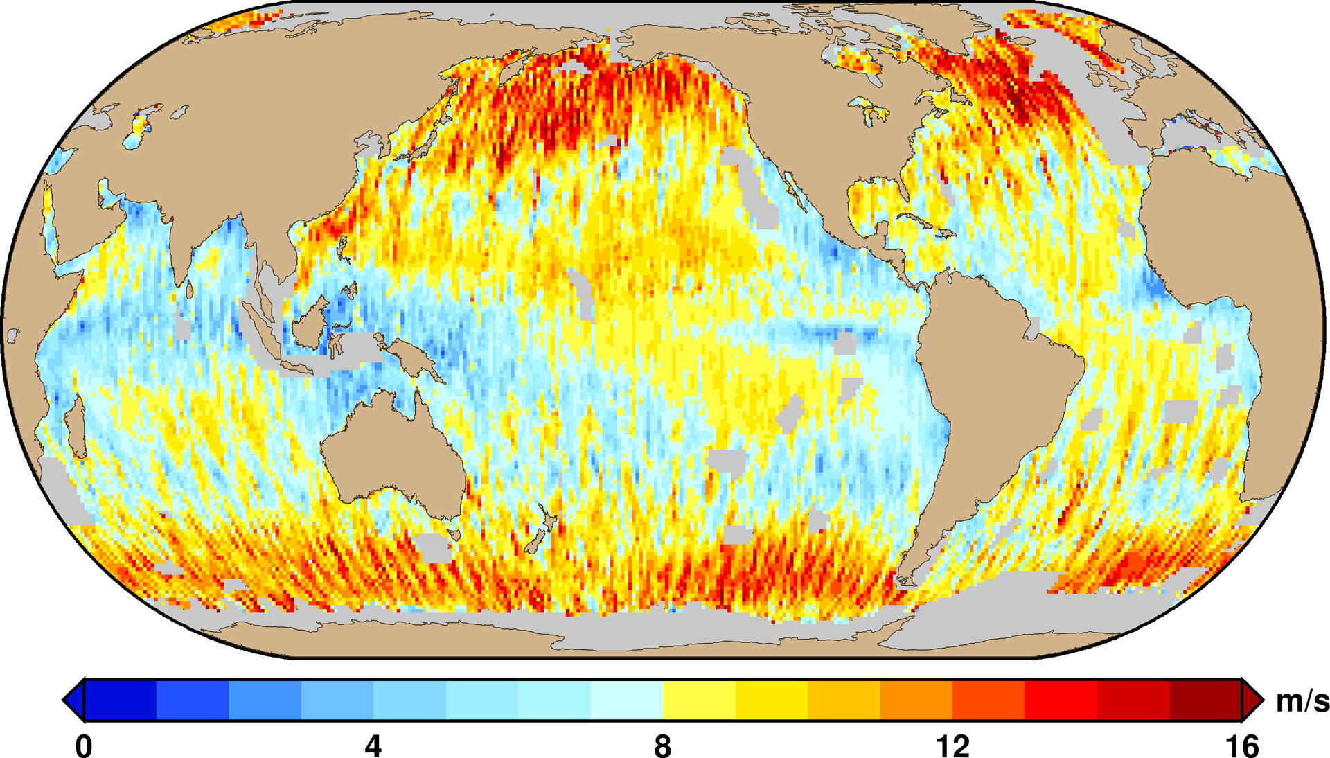 Wind speed from CryoSat