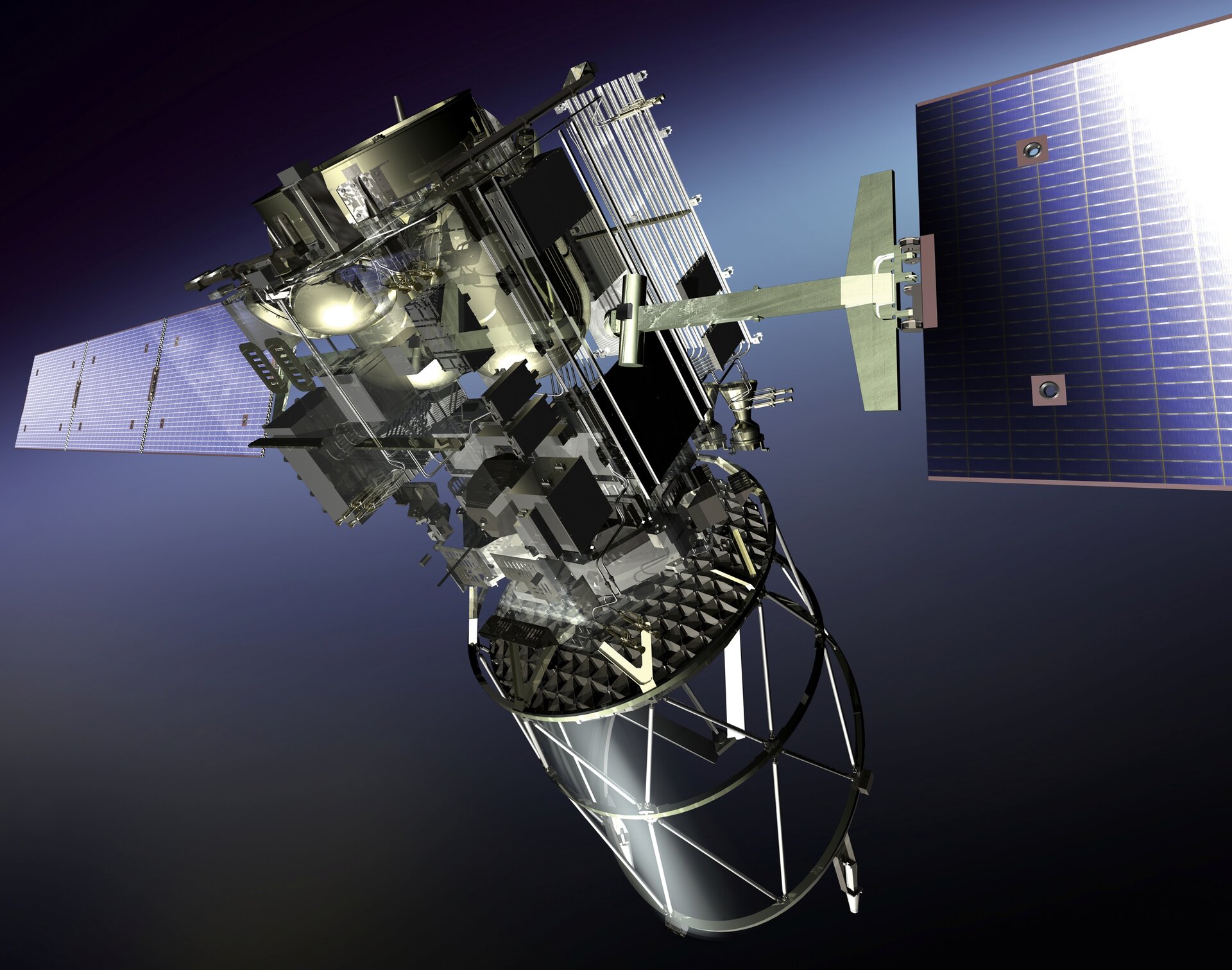 Aeolus satellite