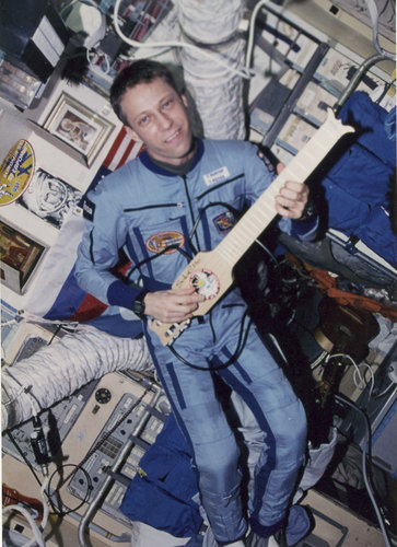 ESA astronaut Thomas Reiter on Mir