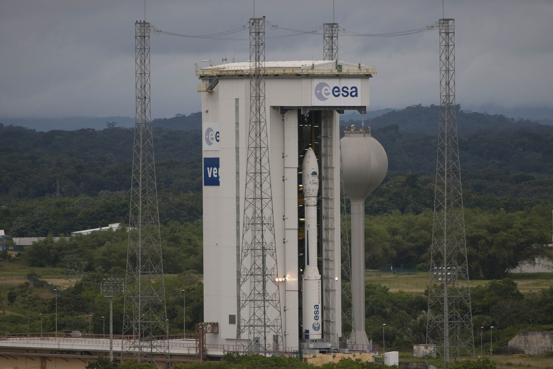 Fully assembled Vega VV01 on pad