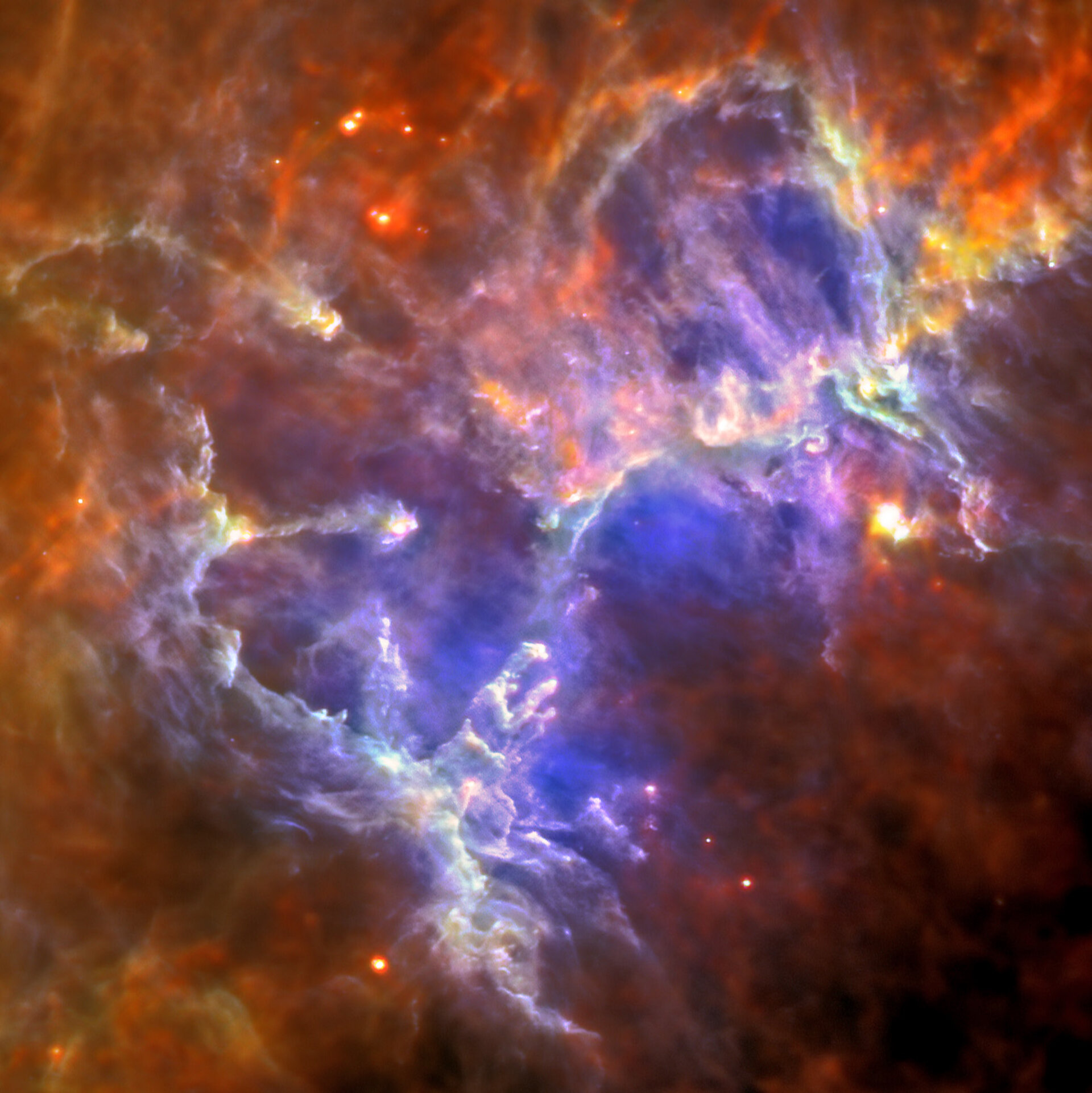 Herschel far-infrared view