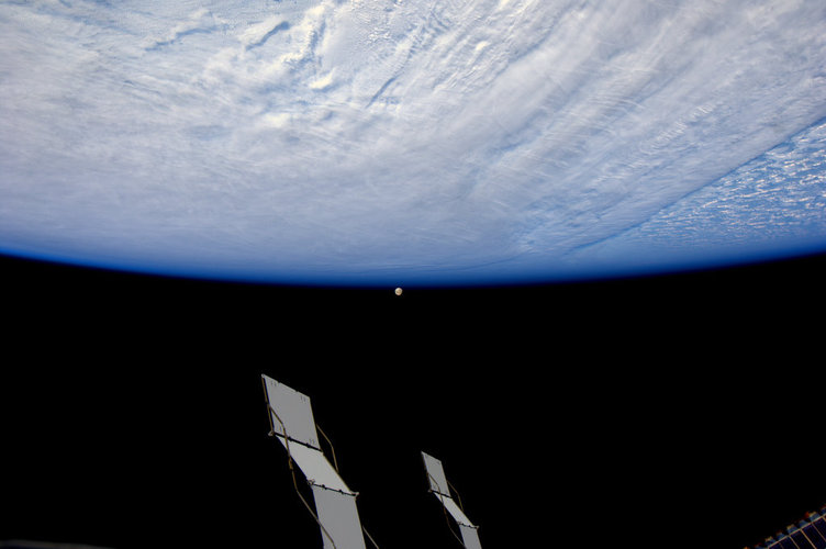 Moonrise from the ISS
