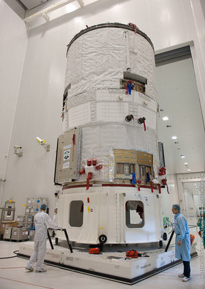 ATV-3 prepared for transfer