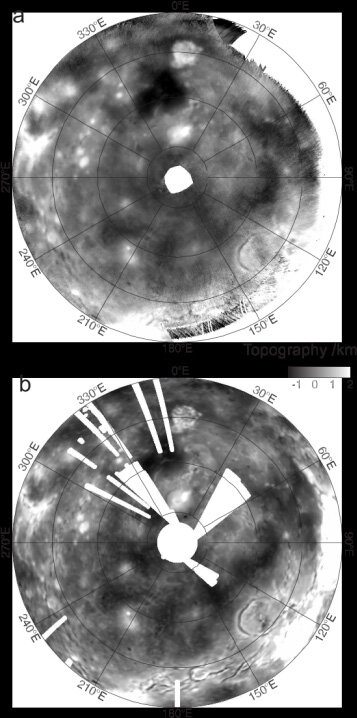 Shift in Venus features