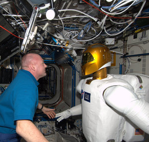 Andre and Robonaut onboard the ISS