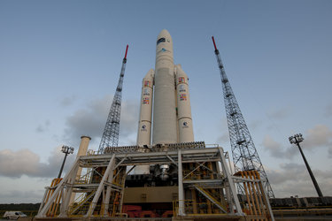 Ariane 5 flight VA205 and ATV Edoardo Amaldi ready for launch