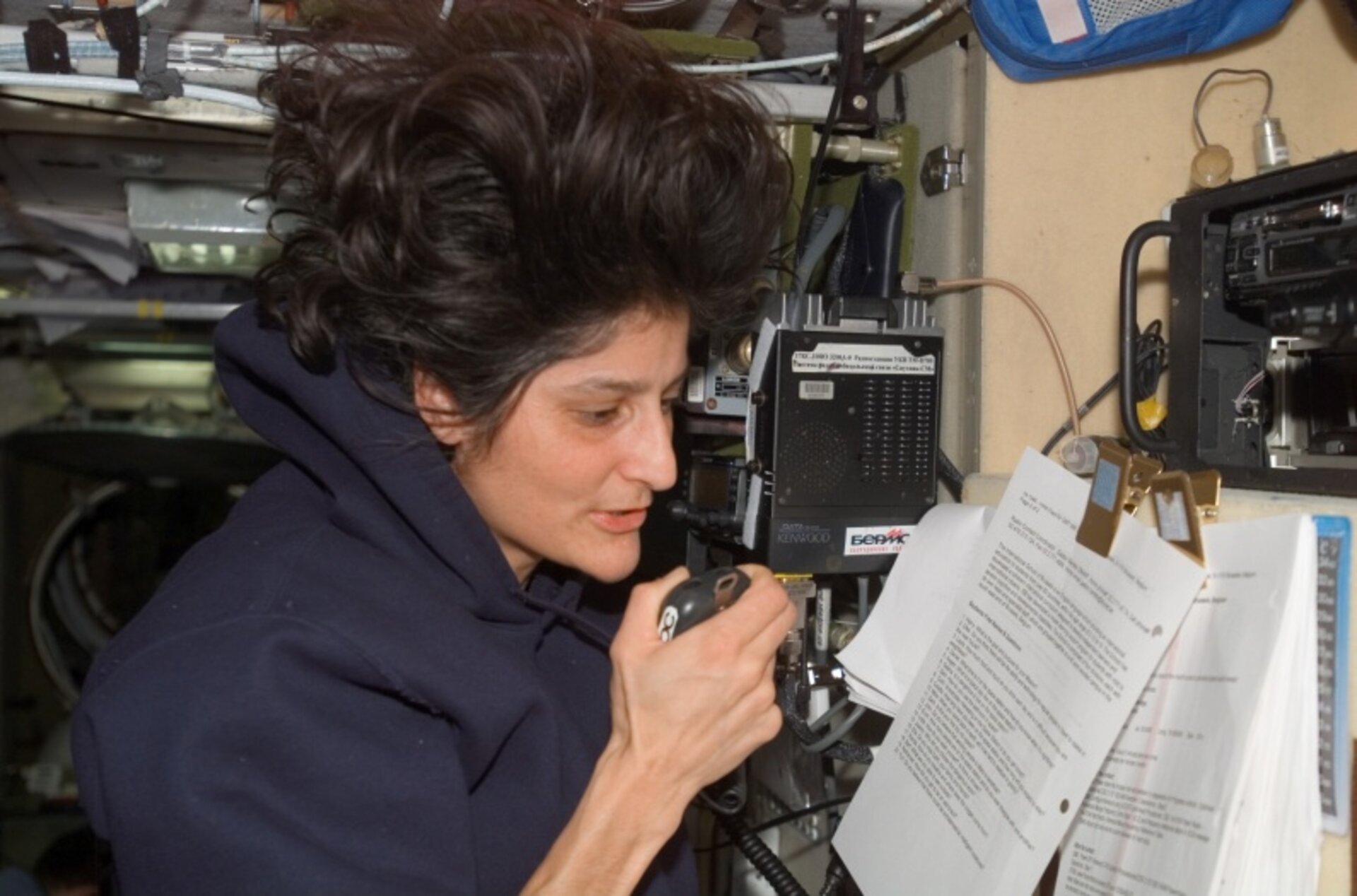 Sunita Williams a bordo della ISS