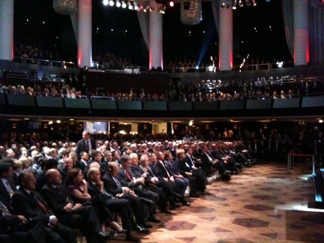 "Kuppelsaal" im Hannover Congress Centrum mit 3000 Gästen