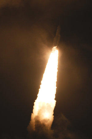 Liftoff of Ariane 5 VA205 with ATV-3