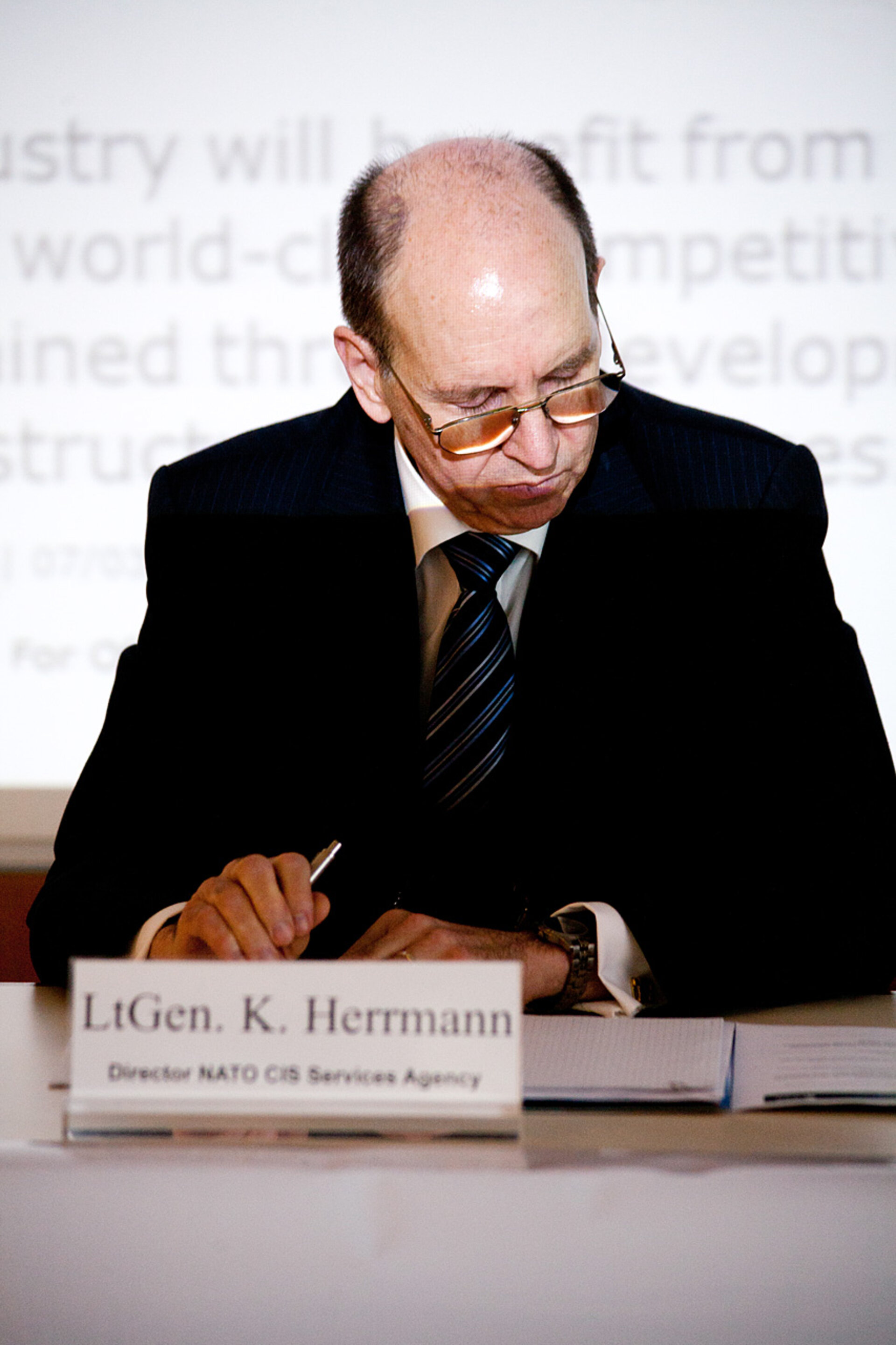 LtGen. Kurt Herrmann (Director NATO CIS Services Agency)